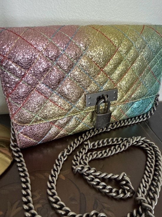 Kurt Geiger Handbags - Kurt Geiger London Brixton Iridescent Metallic Crossbody Bag